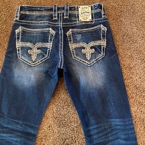 mens rock revival jeans 34x34